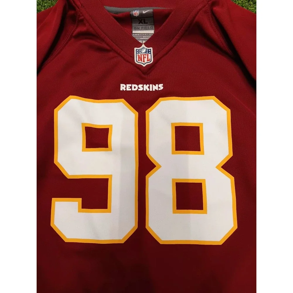 Nike Washington‎ Commanders Redskins Brian Orakpo #98 Youth XL Burgundy Jersey